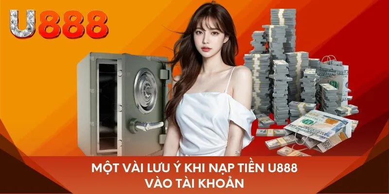 Một vài lưu ý khi nạp tiền U888 vào tài khoản
